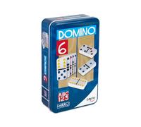 Cayro - Dominos - + 6 Ans - Modèle Multicolore avec Jetons Colorés - Jeu De Société Classique pour Enfants Et Adultes - Idéal pour Voyager - 2 À 4 Joueurs