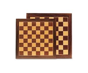 Cayro - Échiquier - + 7 Ans - Socle Bois Et Feutre - Accessoire Classique des Jeux De Société pour Enfants Et Adultes - 35 X 35 Cm - 2 Joueurs