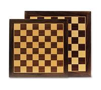 Cayro - Échiquier - Bois Foncé - Dimensions 40 X 40 Cm - Qualité Artisan - Finition Impeccable - Design Elégant - Résistant Et Durable Fait Main