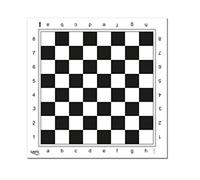Cayro - Échiquier Professionnel - Noir Et Blanc - Plateau en Plastique - Dimensions 45 X 45 Cm - Finition Impeccable - Design Élégant - Résistant Et Durable