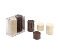 Cayro - Jeu De Dames pour Dames - + 7 Ans - Coffret Plastique - Jeux De Société Educatifs - pour Enfants Et Adultes - 24 Pièces en 2 Couleurs - pour 2 Joueurs