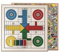Cayro - Planche Parcheesi Et Oie - Design Classique Et Elégant en Bois - Taille 40 X 40 - Jeu Traditionnel - Développement Cognitif - Design Elégant Et Durable