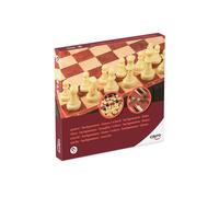 Cayro Jeu De Plateau Magnétique D´échecs De Dames Et De Backgammon