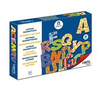 Cayro - Lettres Magnétiques - Enfants De Plus De 3 Ans - Encourage La Lecture Et L'Écriture - Créer des Mots Et des Noms - 60 Pièces - Jeu De Société pour Enfants