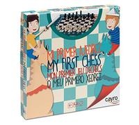 Cayro - Mes Premiers Échecs - Modèle Enfant - + 6 - Jeux De Société pour Enfants Et Adultes - Plateau Pliable - Idéal pour Apprendre À Jouer - 2 Joueurs