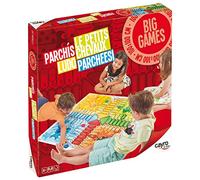 Cayro - Parcheesi - + 5 Ans - Modèle Géant - Plateau 100 X 100 Cm - Jeu De Société - Enfants Et Adultes - pour Jouer en Extérieur - Idéal pour 2 À 4 Joueurs