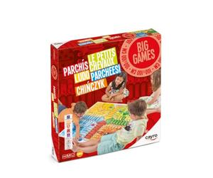 Cayro - Parcheesi - + 5 Ans - Modèle Géant - Plateau 100 X 100 Cm - Jeu De Société - Enfants Et Adultes - pour Jouer en Extérieur - Idéal pour 2 À 4 Joueurs