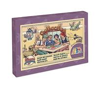 Cayro - Parcheesi - + 8 Ans - Jetons, dés et gobelets en Bois - Jeu de société pour Enfants et Adultes - Boîte rétro et 1 Sac en Tissu - 2 à 4 Joueurs