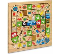 Cayro Parchís/oca Jeu de société En bois 29x29 Cm Golden Golden One Size