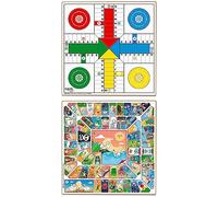 Cayro - Planche À Parcheesi Et Oie De Haute Qualité - 33 X 33 Cm - Idéale pour Toute La Famille - Tous Âges - Design Élégant Et Durable - Idéale pour Les Voyages