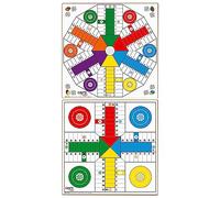 Cayro - Planche Parcheesi - en Bois - pour 4 À 6 Joueurs - Mesures 40 X 40 Cm - Durable Et Facile À Transporter - Idéal pour Toute La Famille - Plaisir Garanti