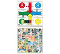 Cayro - Planche Parcheesi Et Oie - Design Classique Et Elégant en Bois - Taille 40 X 40 - Jeu Traditionnel - Développement Cognitif - Design Elégant Et Durable