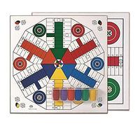 Cayro - Planche Parcheesi pour 4 Et 6 Joueurs - Planche en Bois - Jeu De Société Familial - Jeu Traditionnel - Durable Et Facile À Transporter - Plaisir Garanti
