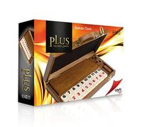 Cayro - Rummi Classic - Modèle Elégant - + 8 - Jeu De Société Amusant - Idéal pour Enfants Et Adultes - Mallette Et 4 Supports en Bois - 2 À 4 Joueurs