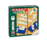 Cayro Rummiclasic 6 - Jeu de société de chiffres et stratégie - 6 joueurs - Récupère tous les jetons - Fun en famille - Combinez vos jetons pour obtenir 100 points