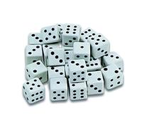 Cayro - Sachet De 25 Dés - Points 12 Mm - Multicolore - pour Jeux De Société Facile À Transporter - Idéal pour Toute La Famille