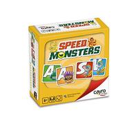 Cayro - Speed Monsters - Jeu De Vitesse Et De Mémoire - Observez Les Coïncidences des Monstres Ou des Lettres - Débarrassez-Vous De Vos Cartes Et Gagnez - 2-6 Joueurs