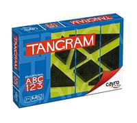 Cayro - Tangram - + 7 Ans - Coffret Plastique - Jeu De Société Éducatif pour Enfants Et Adultes - 7 Tans Et 1 Livre Illustré De Figurines - pour 1 Joueur