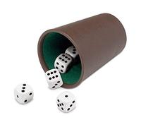 Cayro - Tasse À Dés - pour Jeux De Société - Tasse Doublée À L'Intérieur - Bon Design - Idéal pour Les Jeux De Société - Design Unique - comme Cadeau