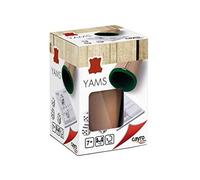 Cayro - Yam'S Deluxe - + 7 Ans - Tasse en Cuir Véritable - Jeu De Société - Enfants Et Adultes - Obtenez Le Meilleur Score - Idéal pour 2 À 8 Joueurs