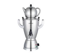 Caytime Samowar Bouilloire à thé Semaver électrique en acier inoxydable 5 l pour la restauration et la maison