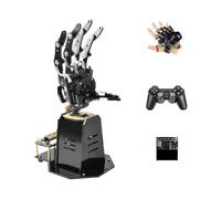 CAYUND Kit STEM Bionic Robot Palm Hand for Ar-duino/STM-32 Set Programmable, Robot Open Source Kit éducatif à Cinq Mains avec poignée Robot Programmable(AR-duino Set)