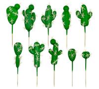 Cayway 10 PCS Succulente Artificielles Plantes Artificielle Cactus, Succulentes Artificielles Décoration pour La Maison Jardin Intérieur Décoration