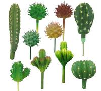 Cayway 10 Pz Artificielle Cactus Succulente Artificielles Plantes Succulentes Artificielles Petit Plantes Succulentes Artificielles Décoration pour La Maison Jardin Intérieur Décoration