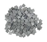 Cayway 200 PCS Mini Briques Miniatures, 1:35 Noir Mini Briques en Carrée pour Accessoires Aménagement Paysager Miniature pour Bâtiment Maison, Fairy Garden Decor