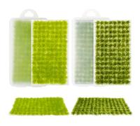 Cayway 208 PCS Herbe Modelisme Herbe Artificielle Modèle Touffe d'herbe Statique pour Feuillage pour Le Chemin de Fer de Paysage de Train