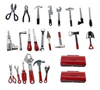 Cayway 25 PCS D'Accessoires Jardin Miniature, Accessoires Jardin de Maison de Poupée Mini Ornement de Jardin pour Outils Jardin Maison Poupées