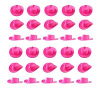 Cayway 30 PCS Mini Chapeau Rose, Mini Chapeau Haut Miniature Chapeau Haut de Forme pour DIY Fournitures de Artisanat
