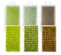 Cayway 312 PCS Touffe d'herbe Statique, Modèle Arbres Gazon Lichen pour Feuillage, Herbe Artificielle Modèle, Artificielles Mousse pour Le Chemin de Fer de Paysage de Train