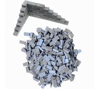 Cayway 560 PCS Mini Briques, Gris Mini Briques Miniatures 1:35 pour DIY Fairy Garden Dollhouse Decor, Accessoires Aménagement Paysager Miniature