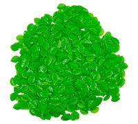 Cayway 600 PCS Feuilles Vertes Miniatures Réalistes Ovales, Écorce Artificielle pour La Mise en Page de Paysage de Diorama de Jardin de Fée de Chemin, Mini décoration, Mini Paysage