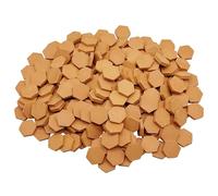 Cayway Mini Briques Rouges Miniatures Briques en Forme de Rectangle pour Fairy Garden Decor, Accessoires Aménagement Paysager Miniature (240 PCS Hexagone, Rouge)