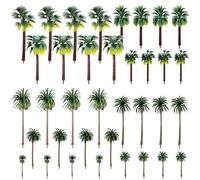Cayway Modèle de Paysage Cocotier, 36 PCS Modèle de Paysage Palmiers Modèle Arbres pour DIY De Paysage Landscape Modèle de Ferroviaire Architecture