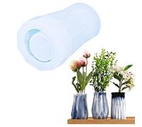 Cayway Moulle Silicone Resine Epoxy Vase, Moule Vase Resine Epoxy et Paillettes, Pot de Fleurs Moule en Silicone Bouteille pour Résine Epoxy, Décoration de La Maison (Style C)