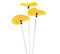 Cazador-del-sol ® - L'original - Lucille - Lot de 3 - Bouquet de soleil incurvé jaune - Diamètre : 8 cm - Hauteur : 40 cm