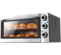 CAZARU Four à Micro-Ondes Solo en Argent Tact Four électrique Simple intégré - Four halogène à Convection de qualité supérieure en Acier Inoxydable Idéal pour rôtir, Cuire au Four Happy Life