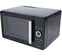 CAZARU Four à Micro-Ondes Solo en Argent Tact Four électrique Simple intégré - Four halogène à Convection de qualité supérieure en Acier Inoxydable Idéal pour rôtir, Cuire au Four Happy Life