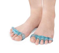 CAZARU Orthèses d'orteils, séparateur Hallux Valgus à Cinq Doigts, séparateurs pour Orteils Qui se chevauchent, correcteur de lisseur en Gel de Silicone, entretoises d'écartement Tailors Griffe et