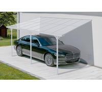 Cazeboo Carport/Pergola adossée 13,5m² KLEO 4,5x3m Aluminium Blanc