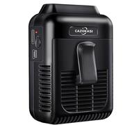 CAZOKASI Ventilateur portable rechargeable de 8000 mAh avec clip de taille - Ventilateur personnel à suspendre - Super puissant - Longue endurance - Refroidissement et prévention des coups de chaleur