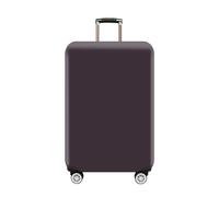 Cazqgoy Housse de protection élastique pour valise de voyage, housse de protection lavable pour valises avec fermeture éclair, marron foncé, m