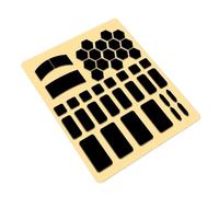 CAZSTYK 1 lot de protections en silicone pour claviers et autocollants, application sans outil pour lutter contre la sueur et les couvertures coulissantes en silicone