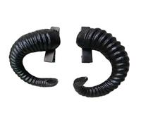 CAZSTYK 1 paire de coiffes gothiques en corne de démons pour Halloween, cosplay, coiffe en corne de mouton, accessoires pour cheveux, accessoires de photographie pour femmes