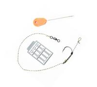 CAZSTYK 2# / 4# / 6# / 8# appâts pré-noués avec hameçon émerillons bouillettes stop ligne tressée accessoires cheveux appâts pré-noués avec crochet émerillons bouillettes ligne tressée et aiguille à