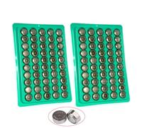 CAZSTYK 50/100 Pièces Pile Bouton AG13 LR44 A76 357 357A 1.55V Pile Manganèse pour Montre Calculatrices Électroniques