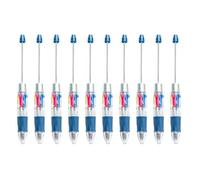 CAZSTYK à bille rétractable, 10 pièces, à, Navy Blue | multicolore, pointe de 1, 0 mm, lisse pour écrire, pour le marquage des étudiants et des enseignants,
